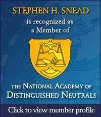 Stephen H. Sneed National Academy of Distinguished Neutrals